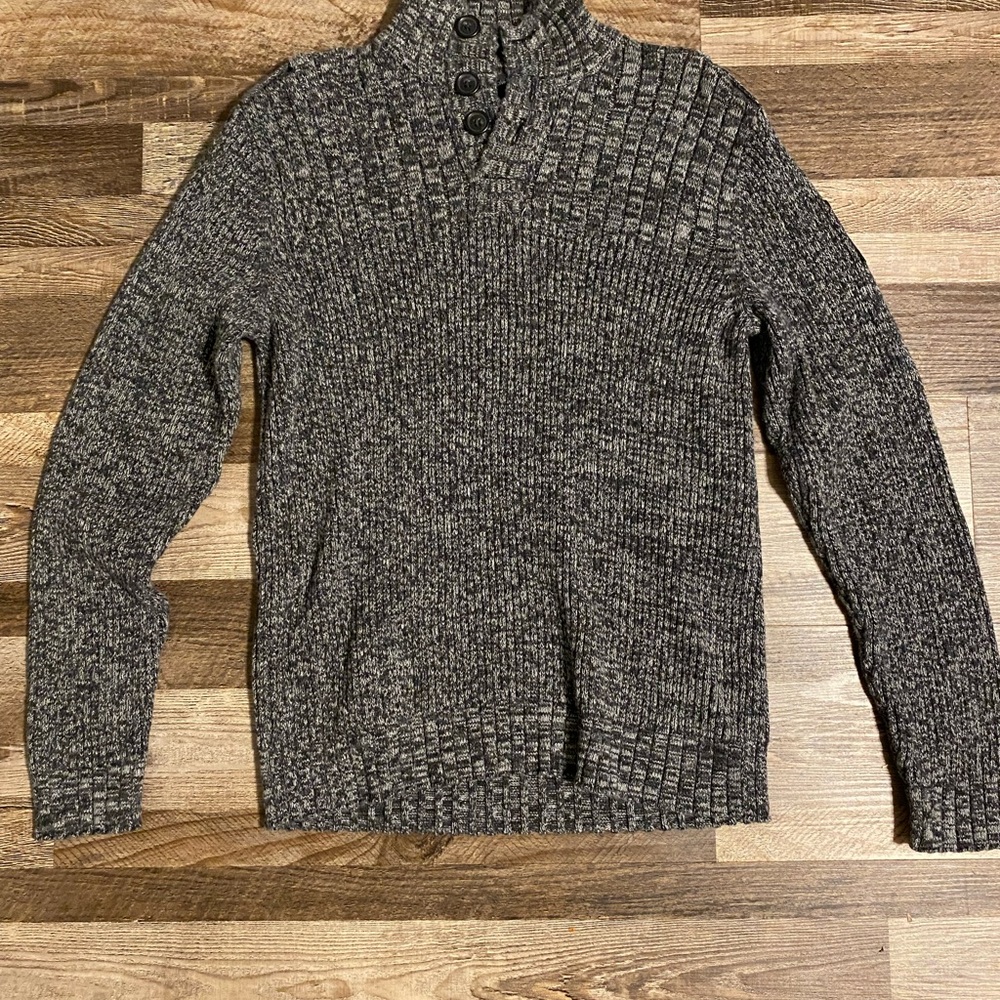 Calvin Klein Jeans Charcoal Turtleneck Sweater